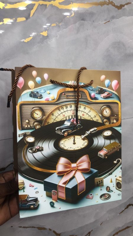 Sac a main pour Cadeau 18x10x23cm Pqt/12pcs - SM207S-2